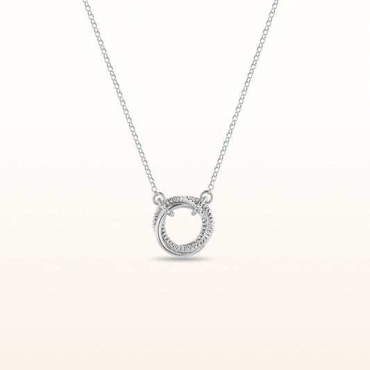 Infinity Necklace in Sterling Silver