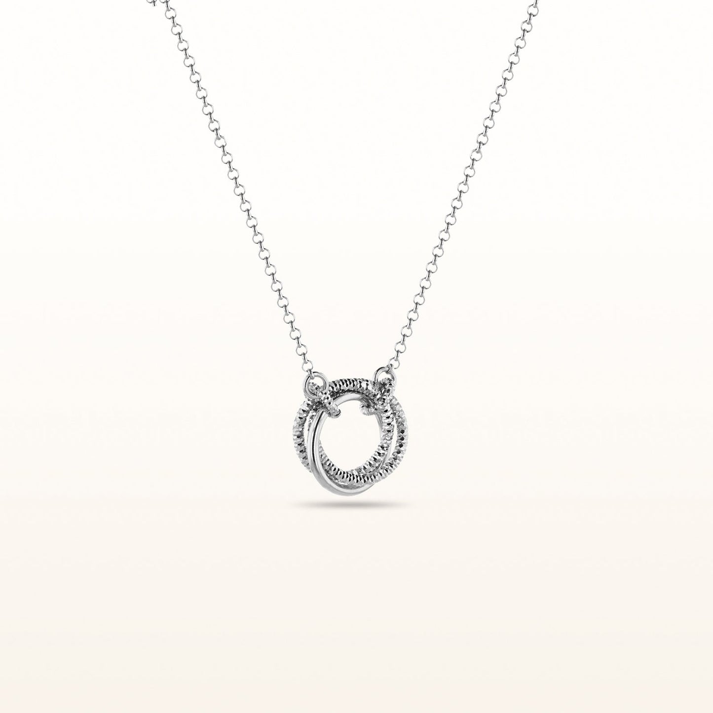 Infinity Necklace in Sterling Silver