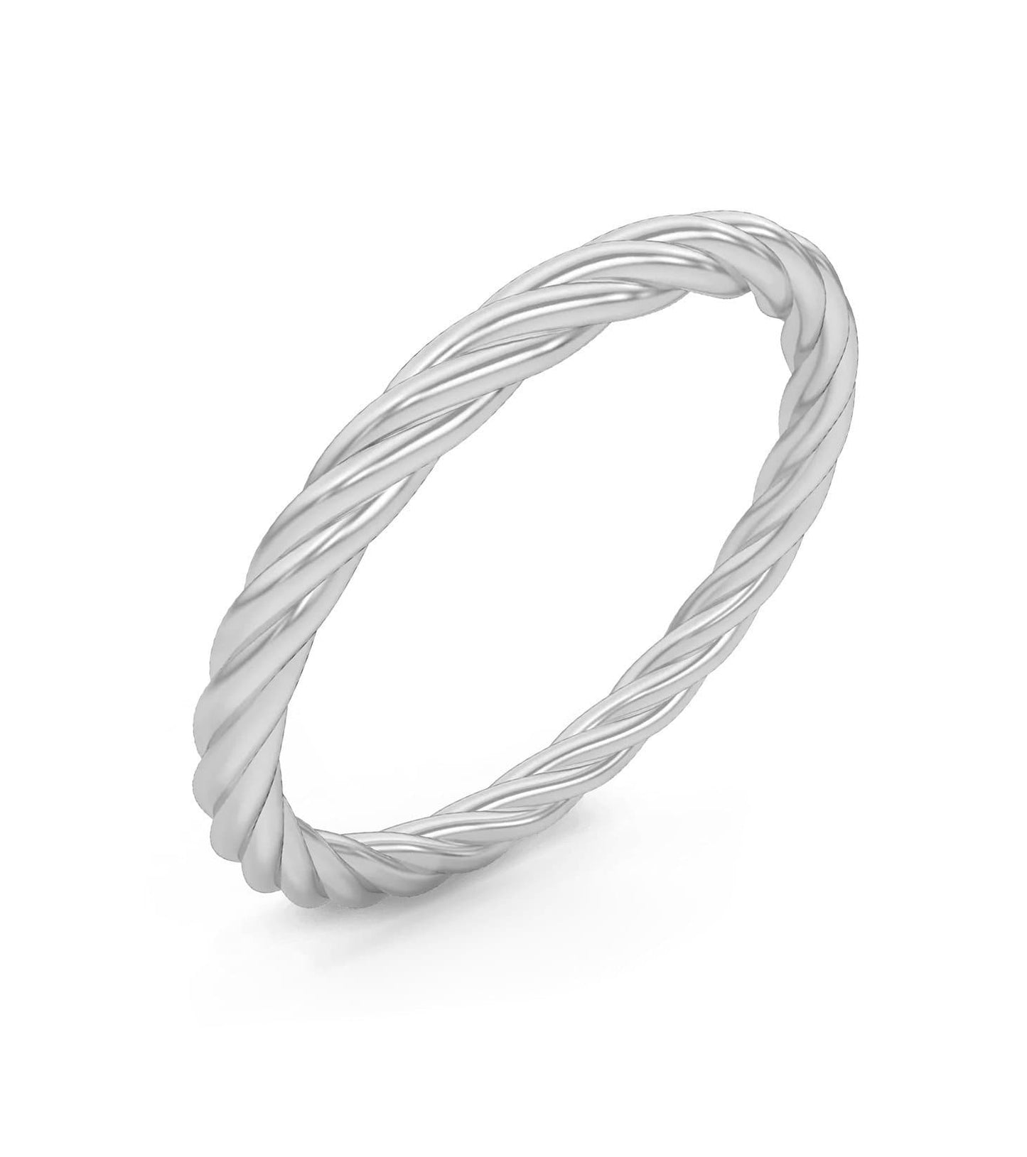2mm Classic Rope Ring
