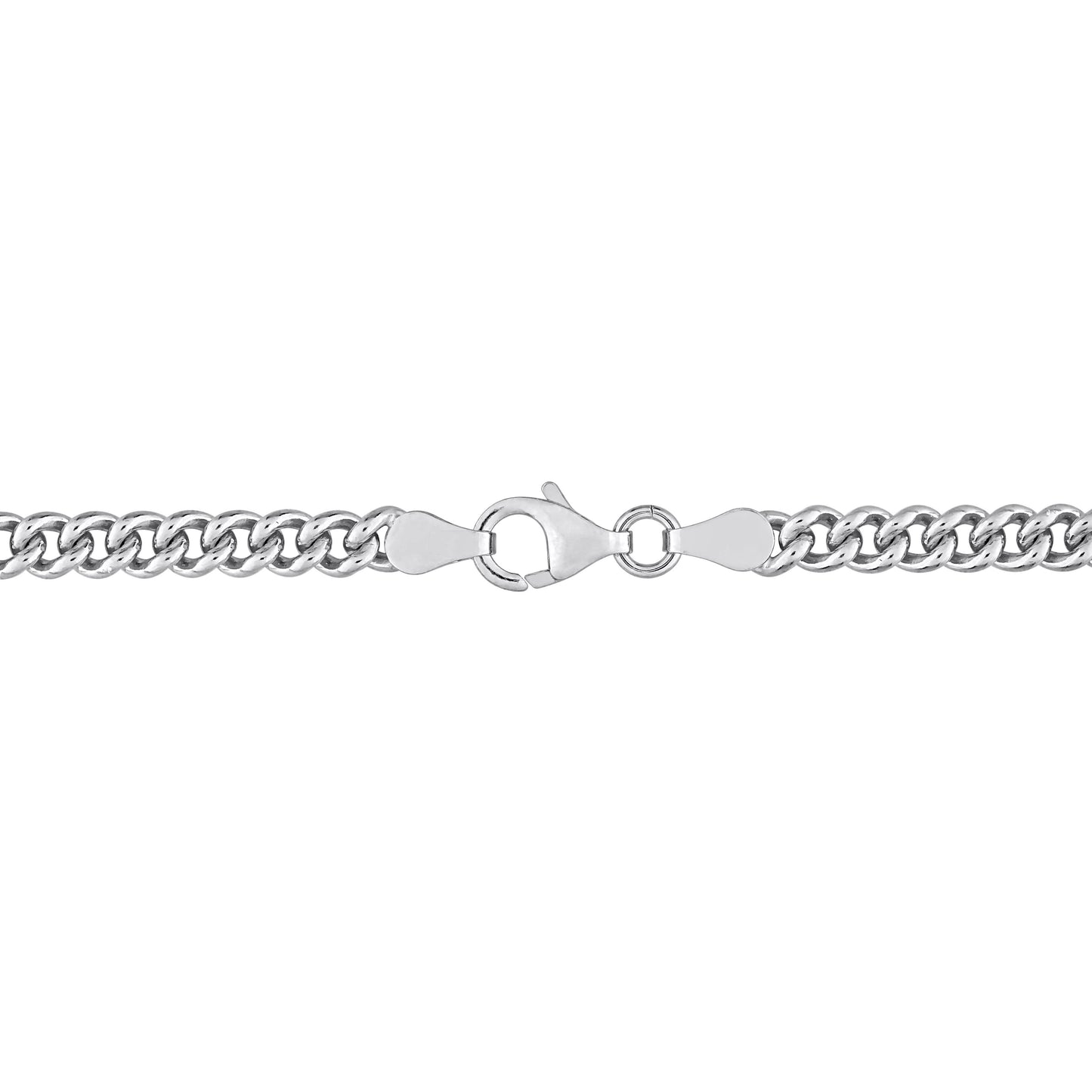 Sterling Silver Curb Chain Bracelet in 4.3mm