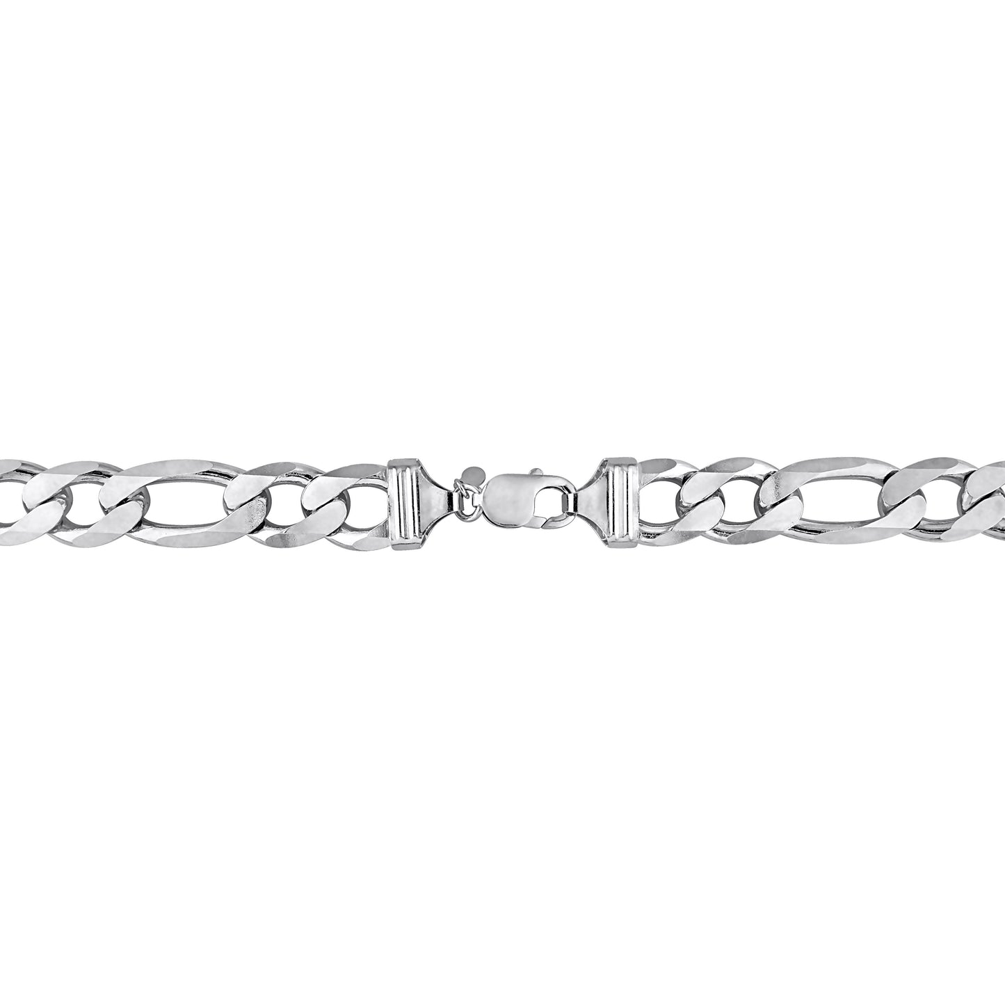 Sterling Silver Figaro Chain Bracelt in 15mm