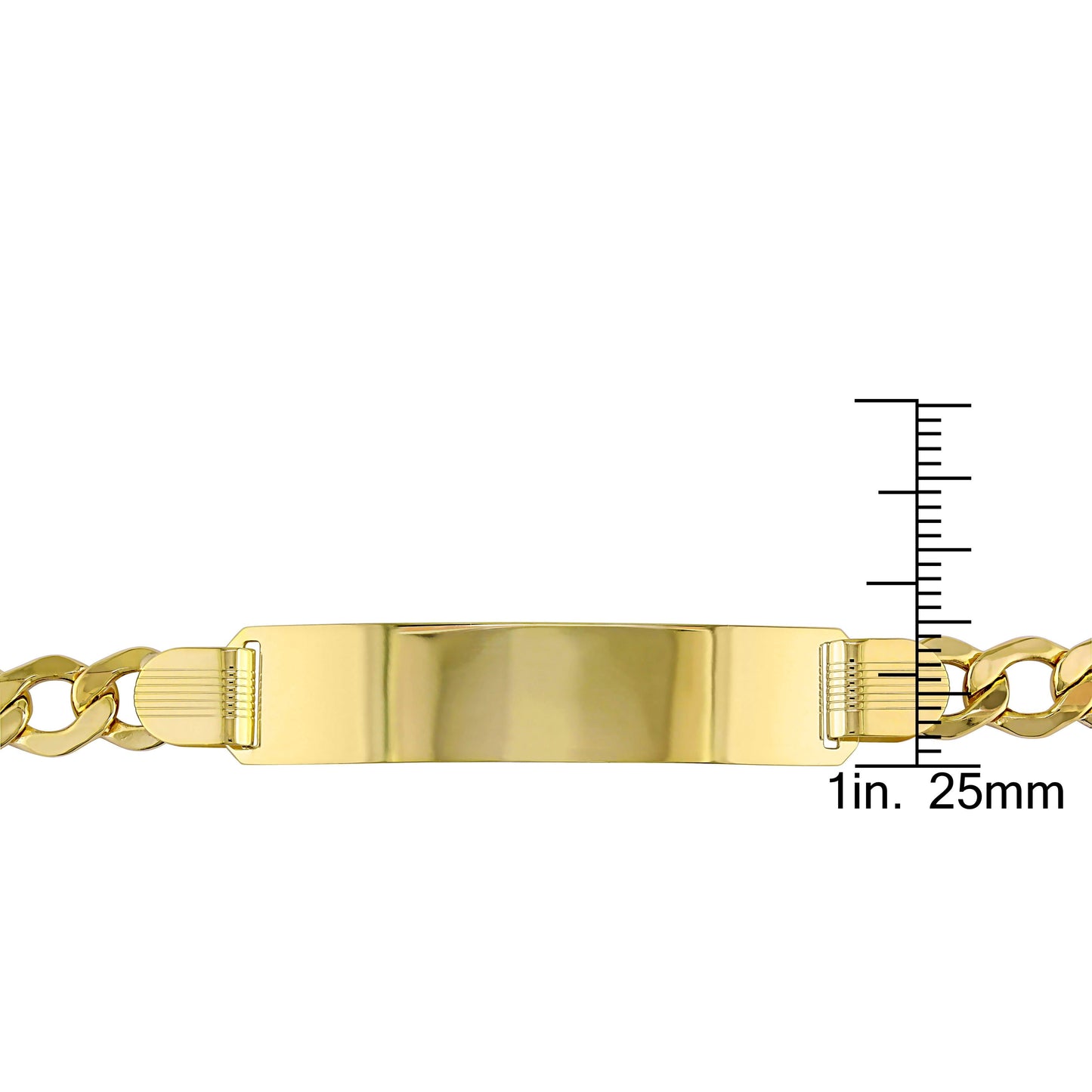 10k Yellow Gold ID Bracelet