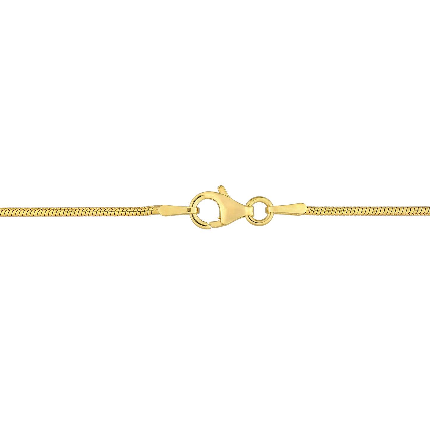 18k Yellow Gold Plated Snake Chain bracelet in 1.3mm