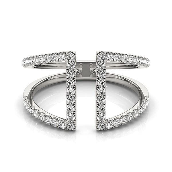 Open Connection Diamond Ring
