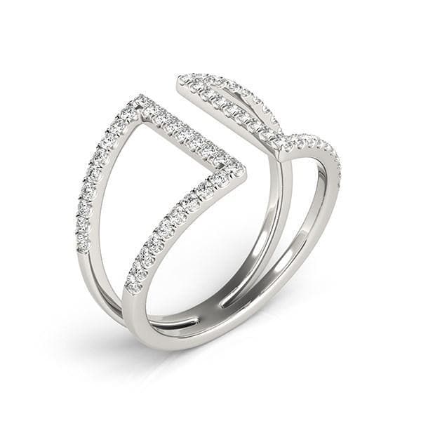 Open Connection Diamond Ring