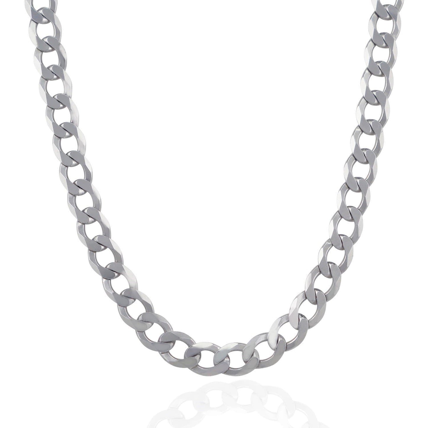 Sterling Silver Curb Style Chain in 11.6mm