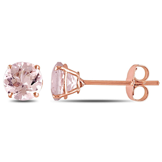 Sophia B 1ct Morganite Stud Earrings