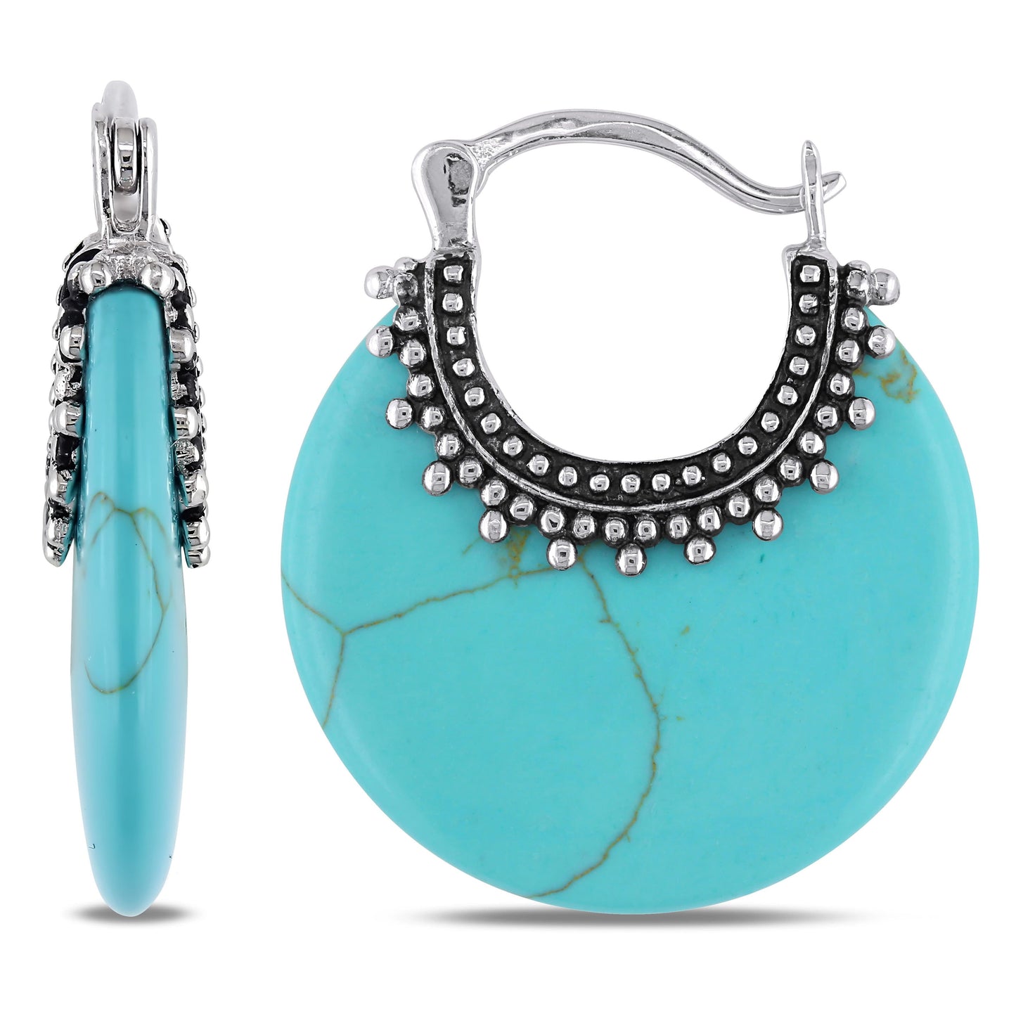 Turquoise Southwest Statement Earrings