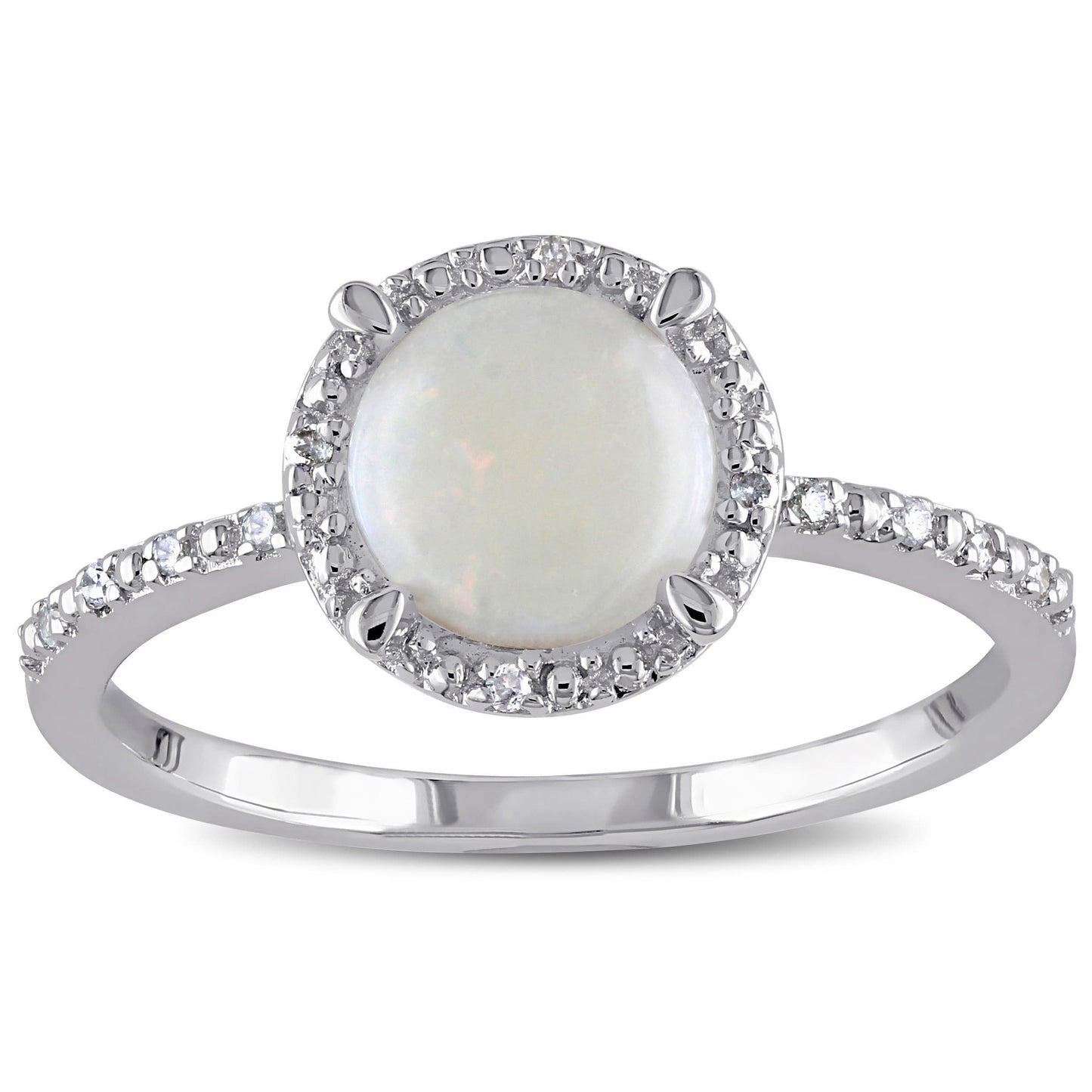 Sophia B 1ctOpal & Diamond Ring