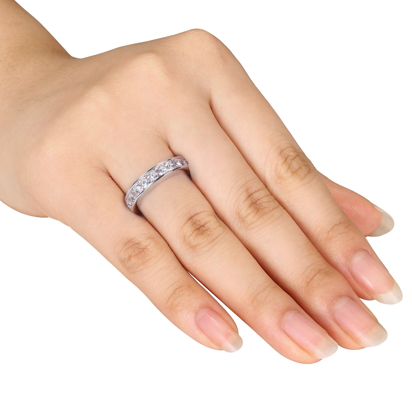 Sophia B 2 3/8ct Created White Sapphire Eternity Ring
