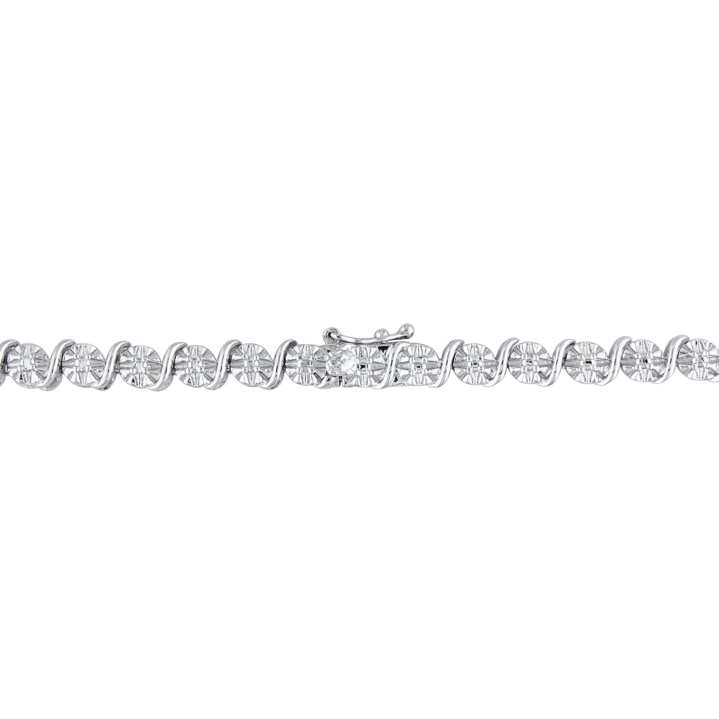 1/2ct Diamond Necklace in Sterling Silver