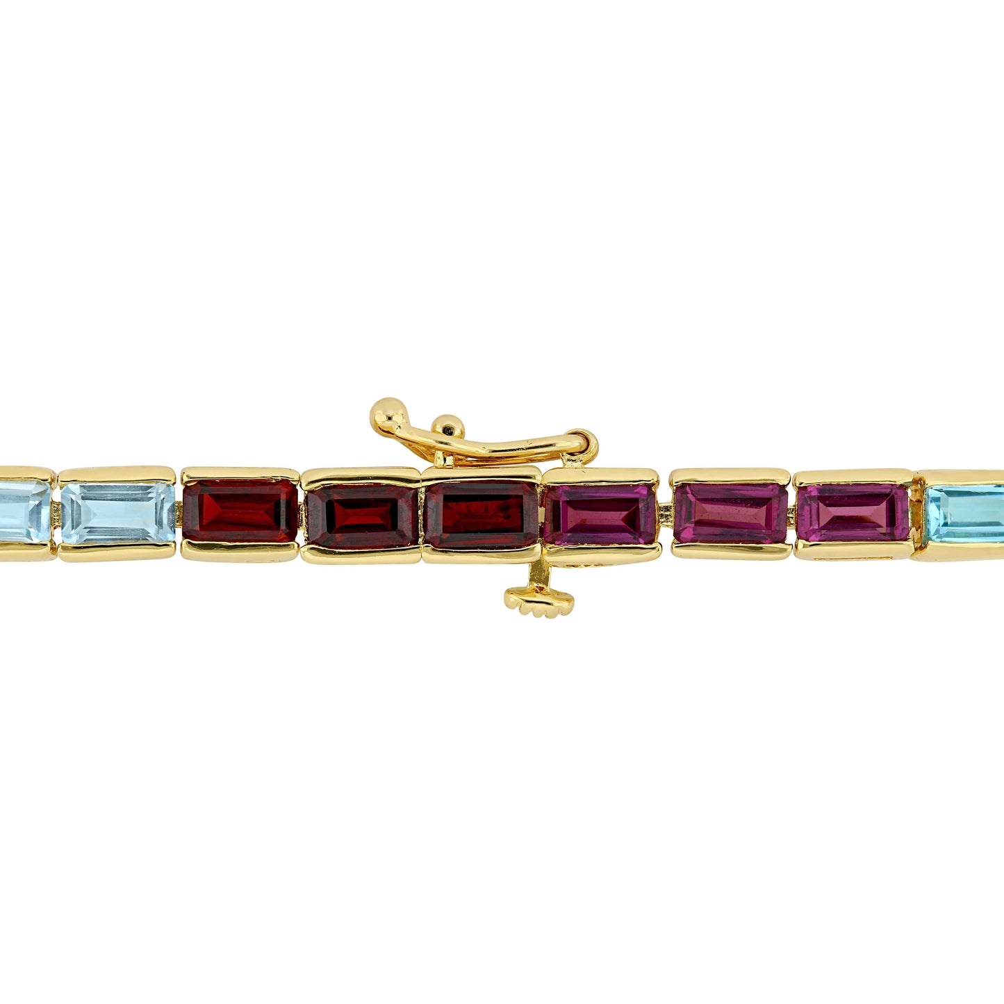 10 3/4ct Rainbow Multi-Gemstone Bracelet