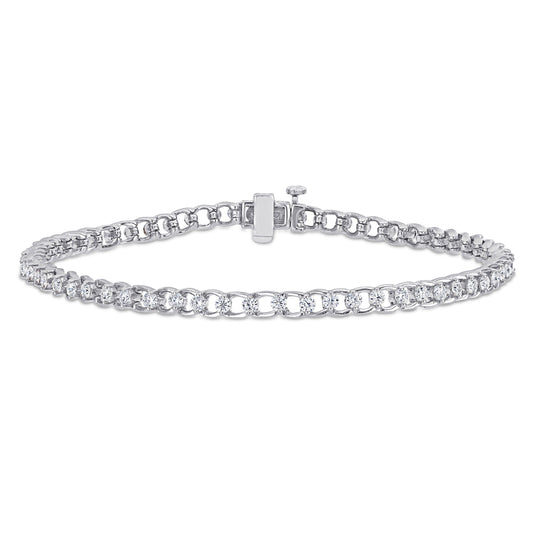 1 7/8ct Moissanite Tennis Bracelet