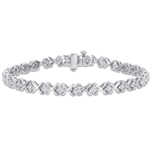 1 3/4ct Moissanite Tennis Bracelet