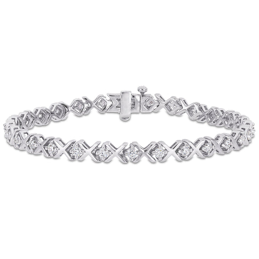 1 3/4ct Moissanite Tennis Bracelet