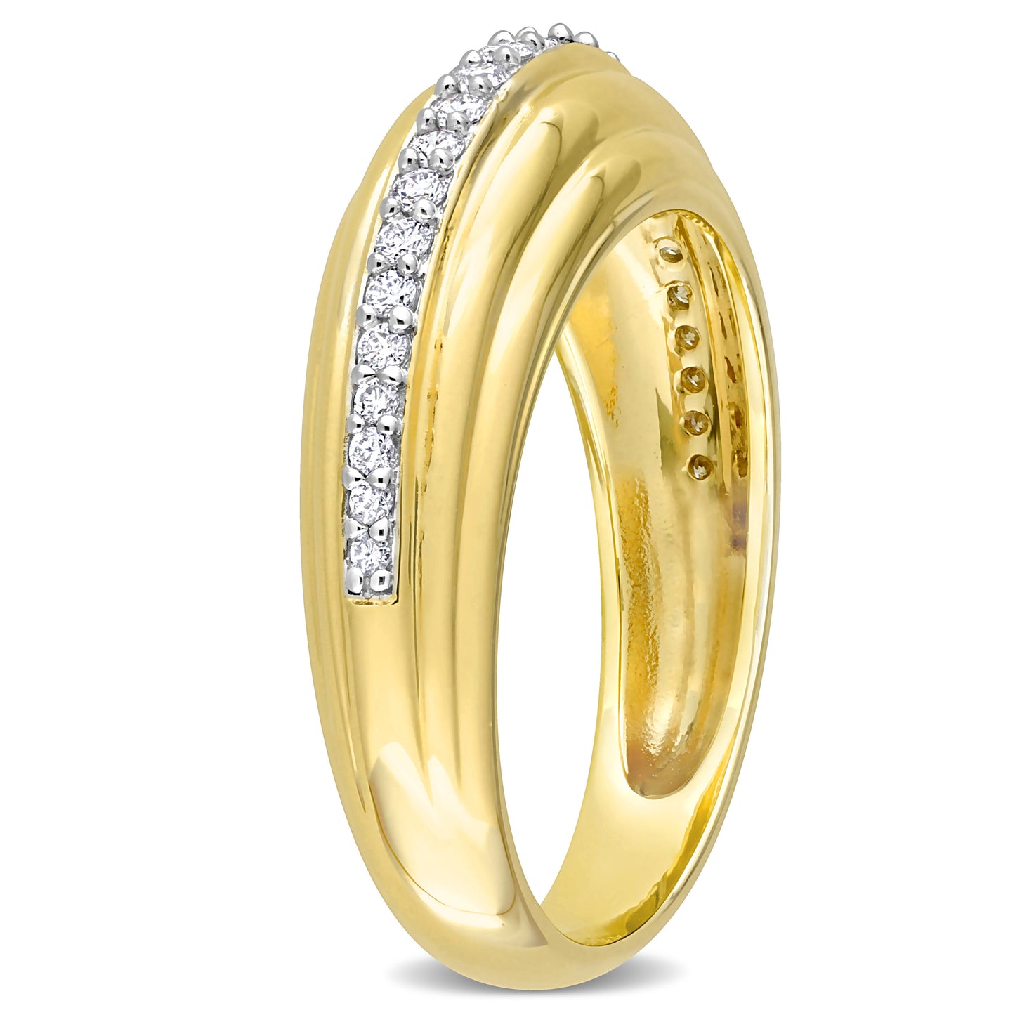 Graduated Diamond Ring in 14k Yellow Gold