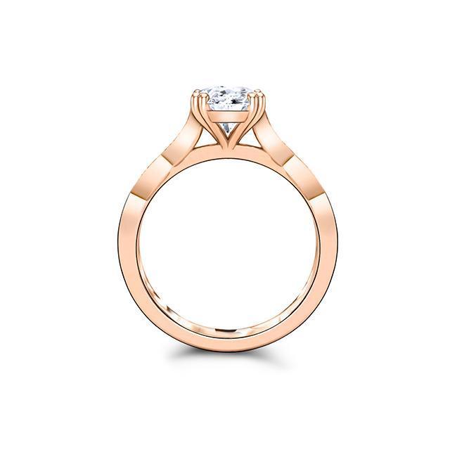 Oval Cut Moissanite Engagement Ring