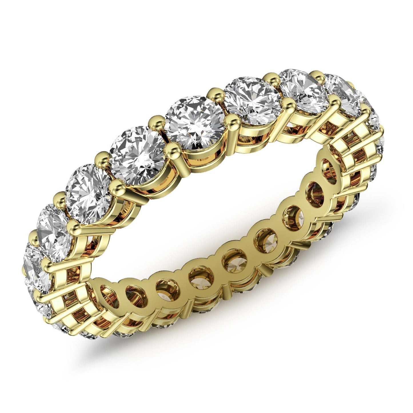 2ct Shared Prong Diamond Eternity Ring in 14k Gold