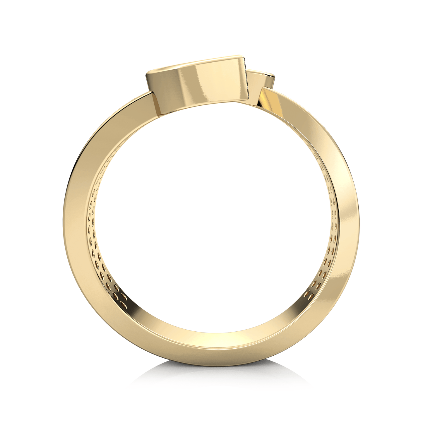 S2 Pavé Ring in 14k Gold