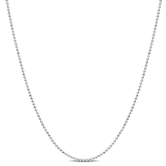 Sterling Silver Ball Chain in 1mm