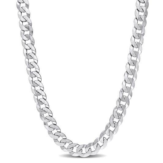 Sterling Silver Curb Chain in 10.5mm