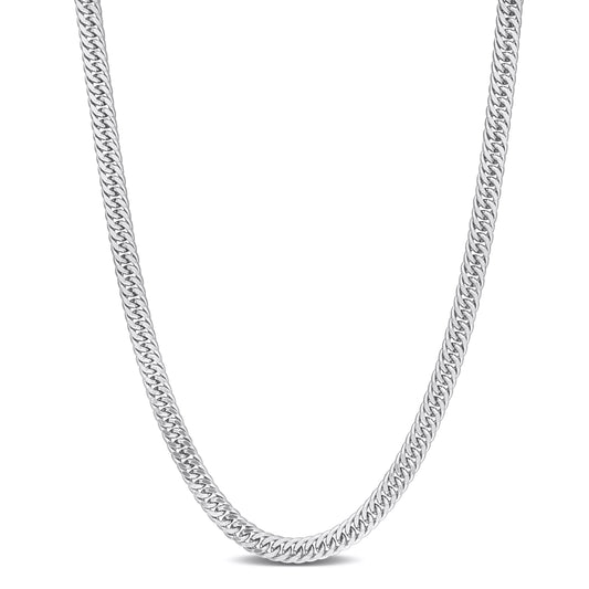 Sterling Silver Curb Link Chain in 4.1mm