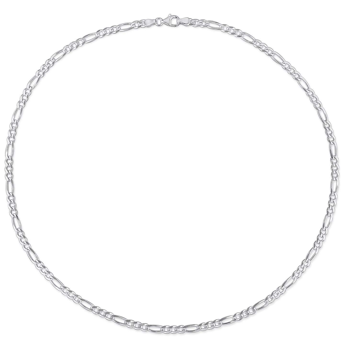 Sterling Silver Figaro Chain in 3.6mm