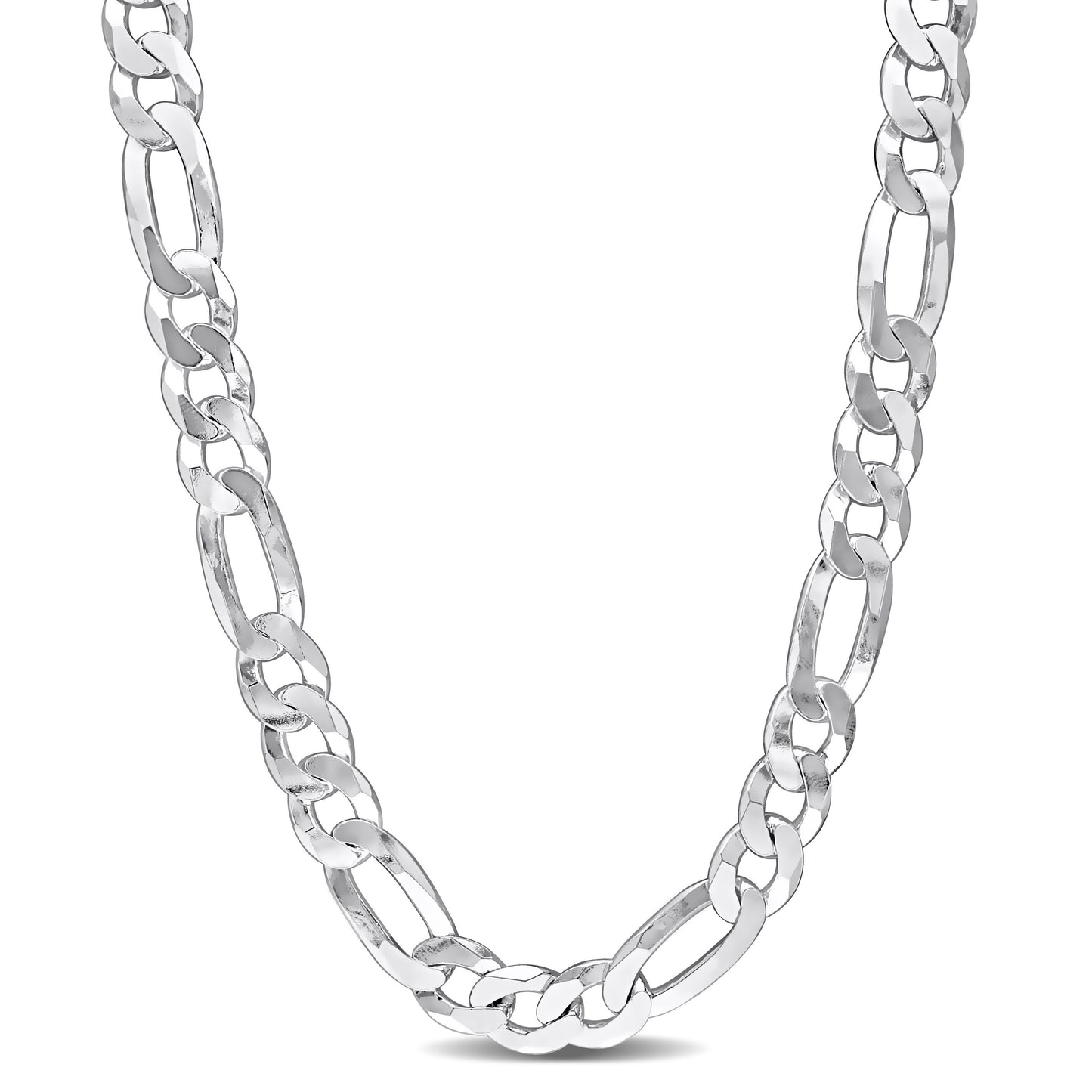 Sterling Silver Figaro Chain in 12mm