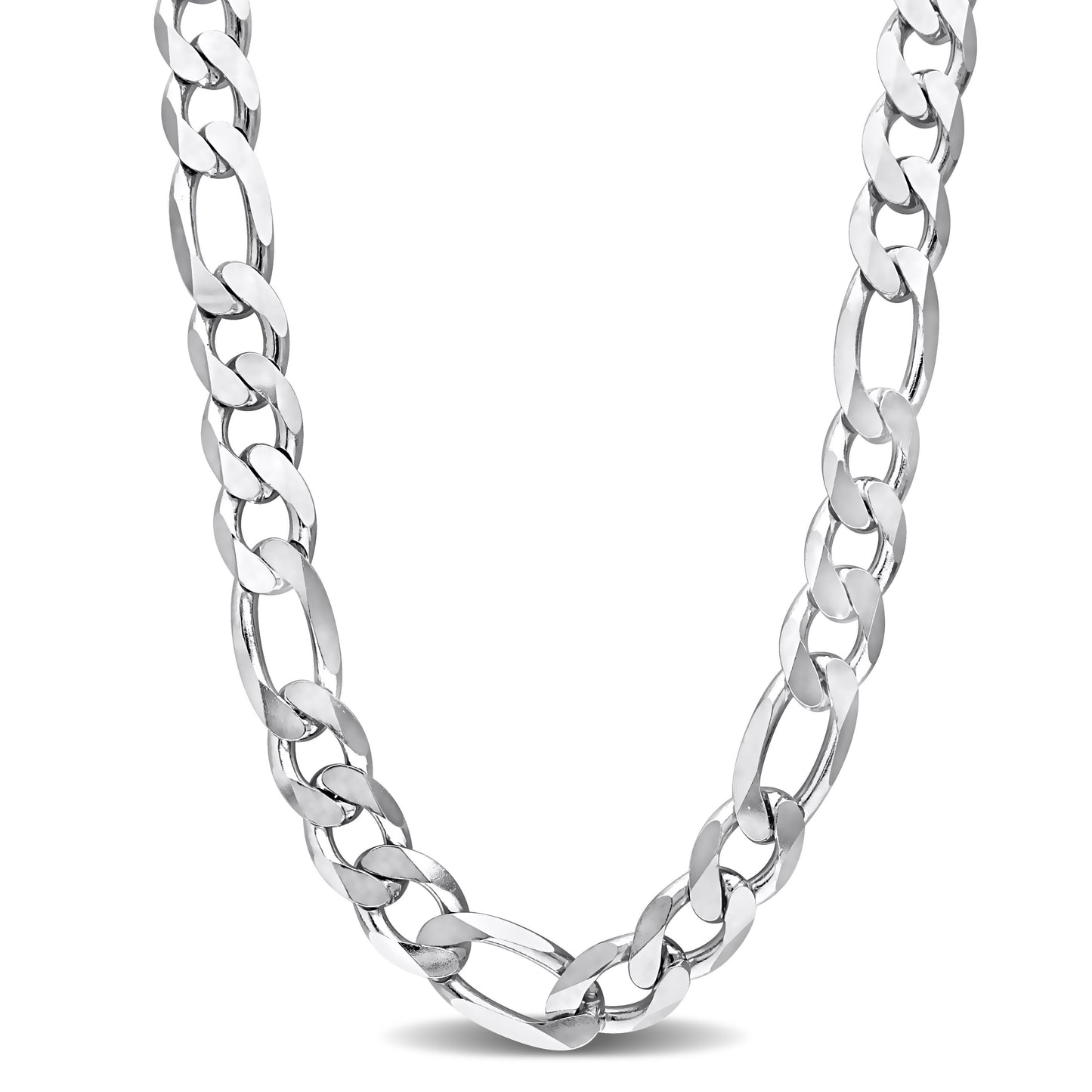 Sterling Silver Figaro Chain in 15mm
