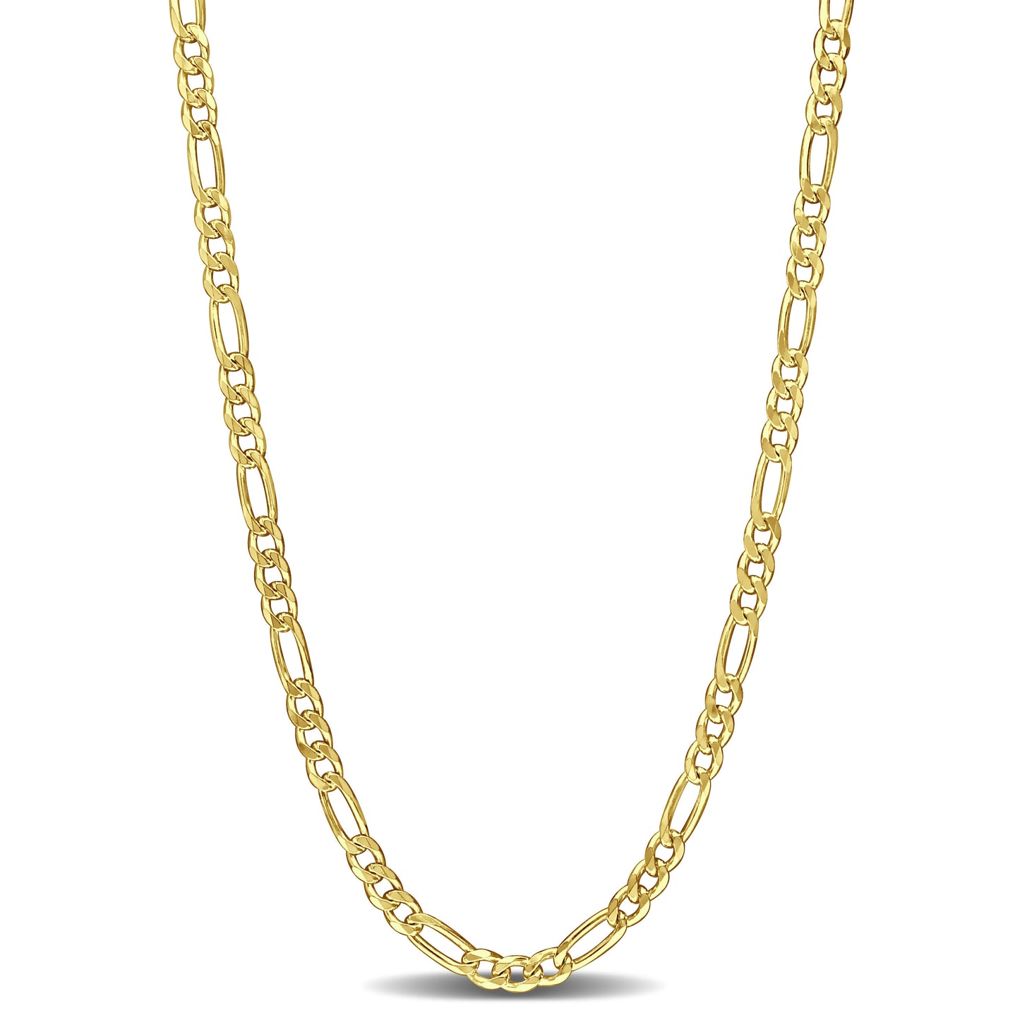 18k Yellow Gold Plated Figaro Chain in 3.6mm
