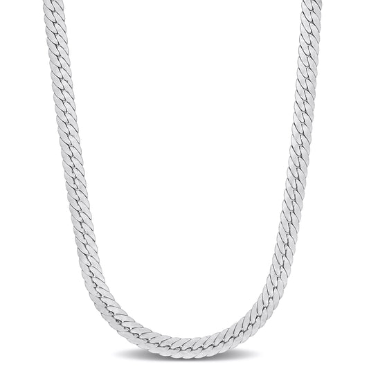 Sterling Silver Herringbone Chain in 5.1mm