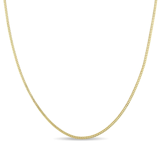 18k Yellow Gold Franco Link Necklace