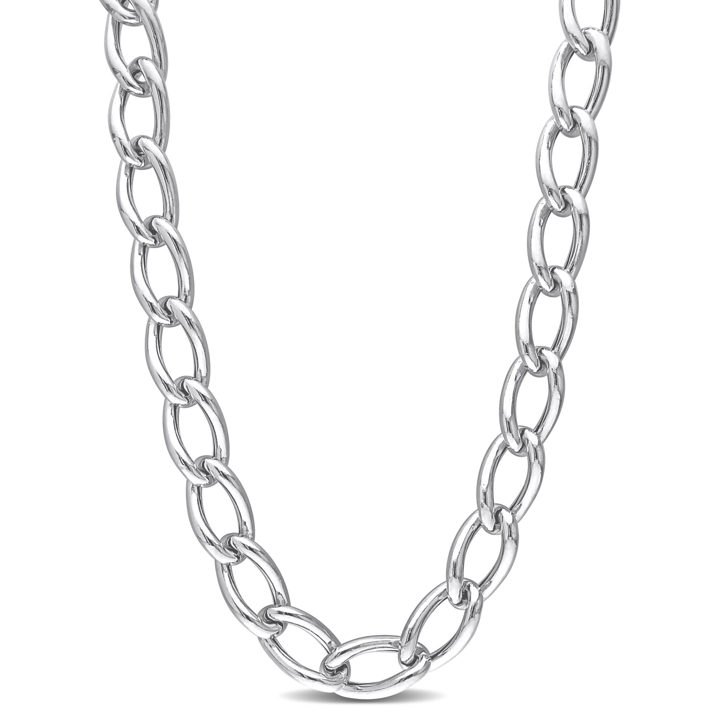 Sterling Silver Hallow Chain in 12.5mm