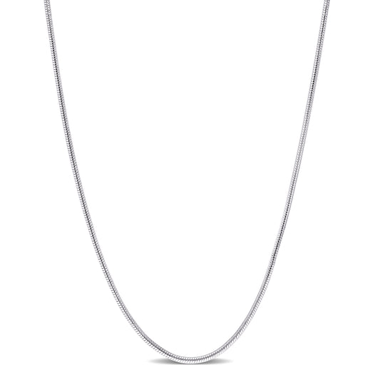 Sterling Silver Snake Chain in 1.3mm