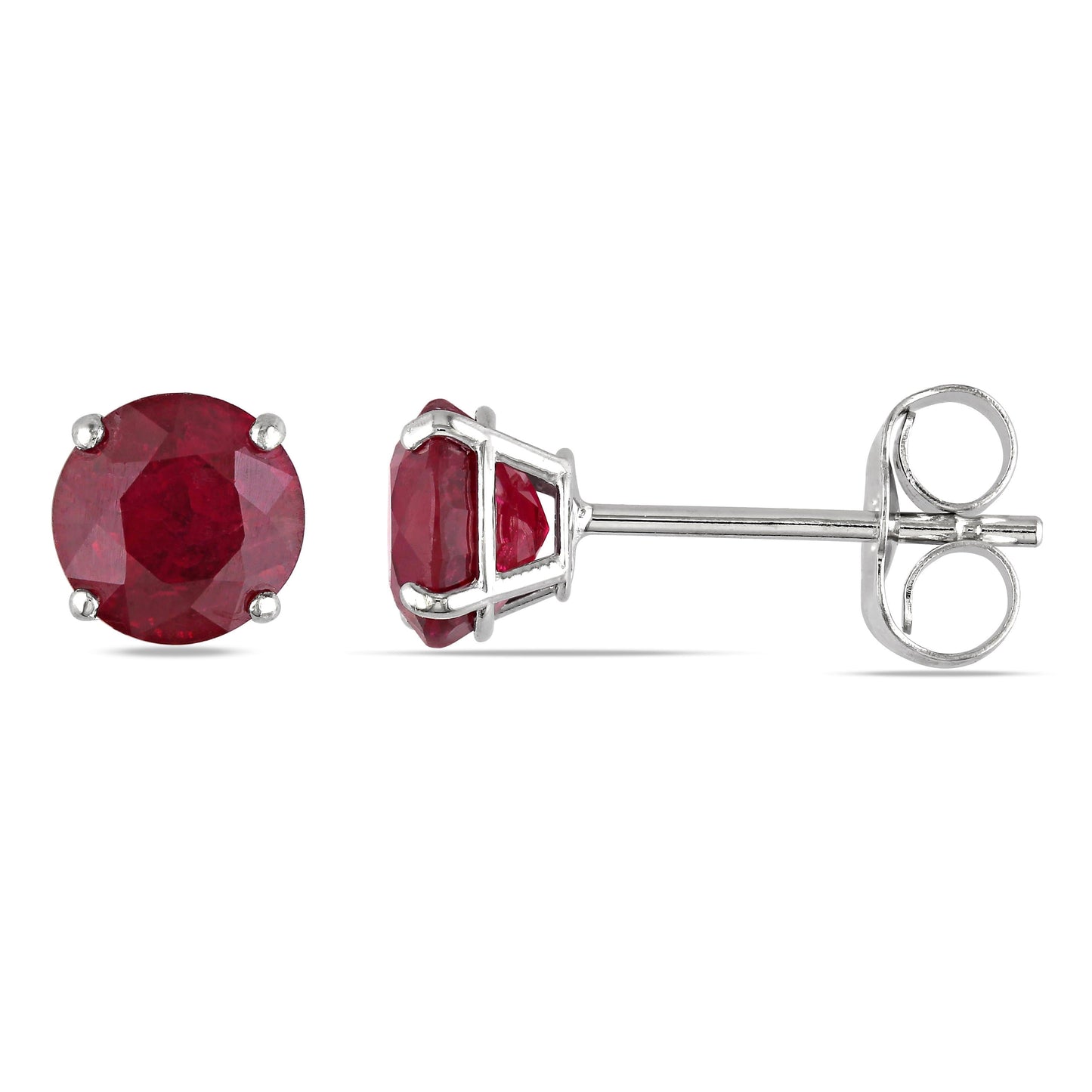 1 3/8ct Ruby Earrings