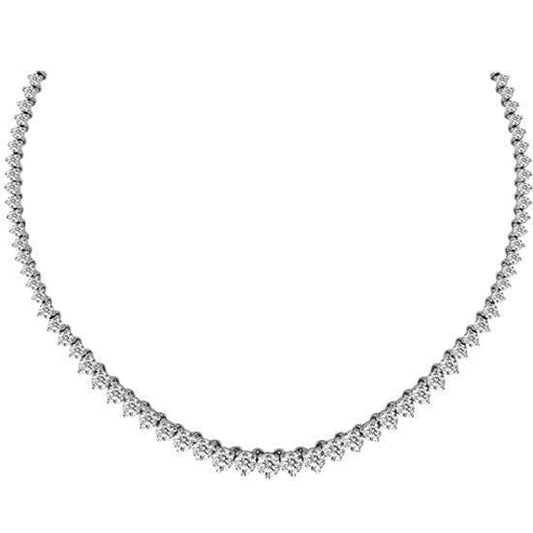 Diamond Necklace in 14k White Gold